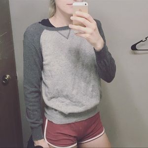 Joe Fresh grey block sweater